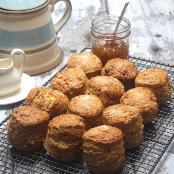 Gluten-free ginger scones made with our scone mix