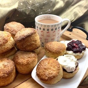 Gluten-free sweet scones made with our scone mix