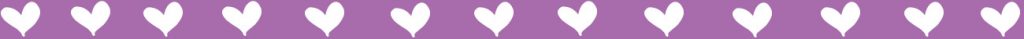 Purple hearts banner