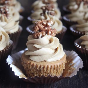 Follow our easy gluten-free coffee and walnut cupcakes recipe to make a batch of 12 deliciously light and fluffy cupcakes.