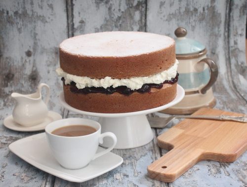 Use my recipe for a gluten-free Victoria sandwich cake to Bake Yourself Happy at Home®