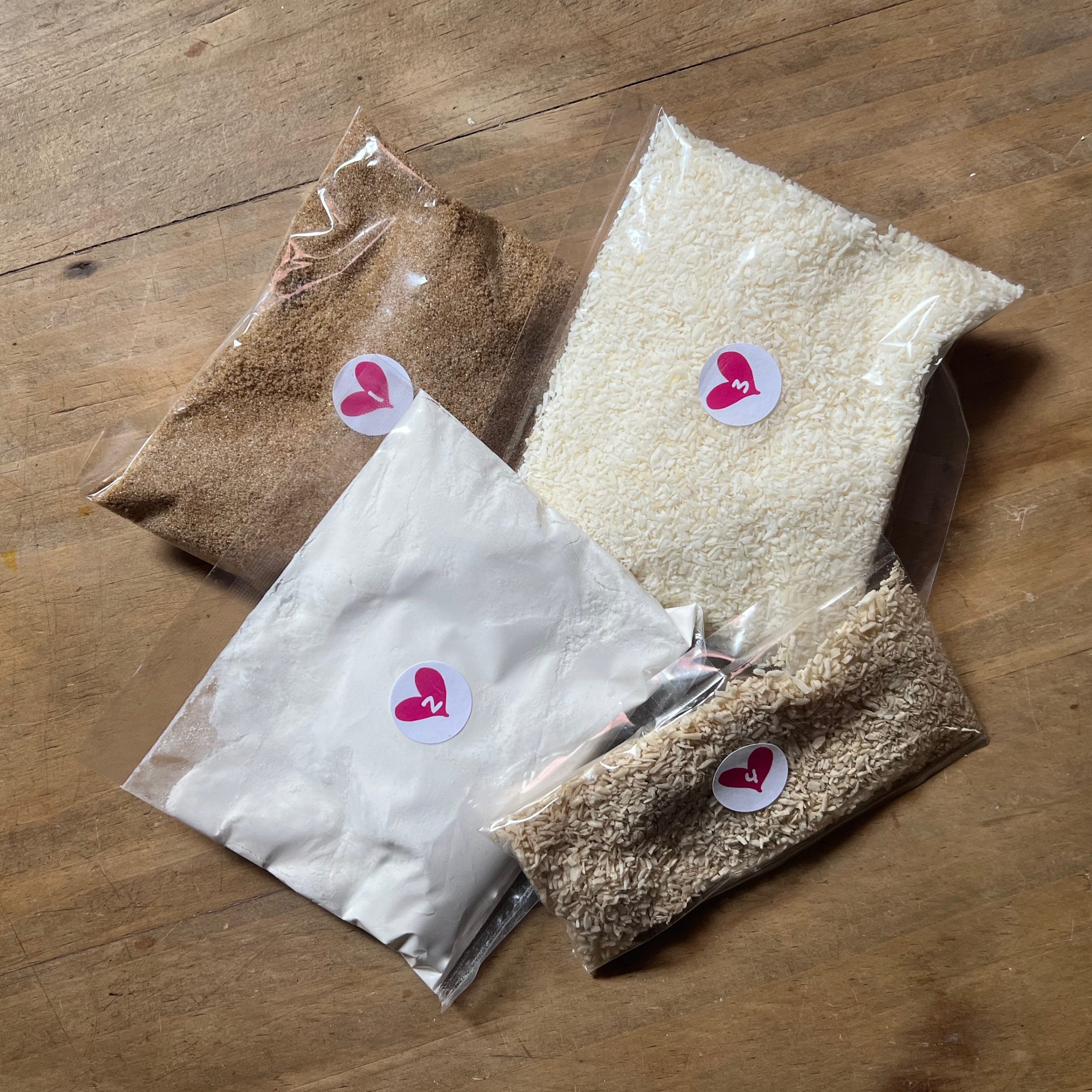 What’s inside your gluten-free coconut and cardamom cookie baking box.